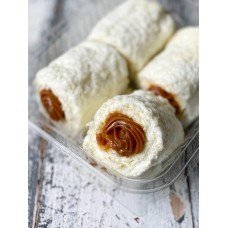 CAÑONCITOS COCO RELLENO CON DULCE DE LECHE ( 4 UNIDADES) CAÑONCITOS COCO RELLENO CON DULCE DE LECHE ( 4 UNIDADES)